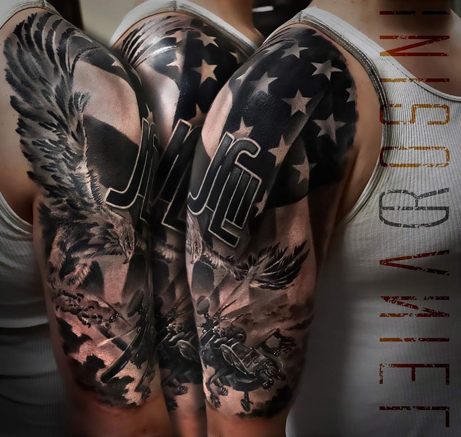 Daniel Rosini - Tattoos - Pure Ink Tattoo New Jersey - Military Apache