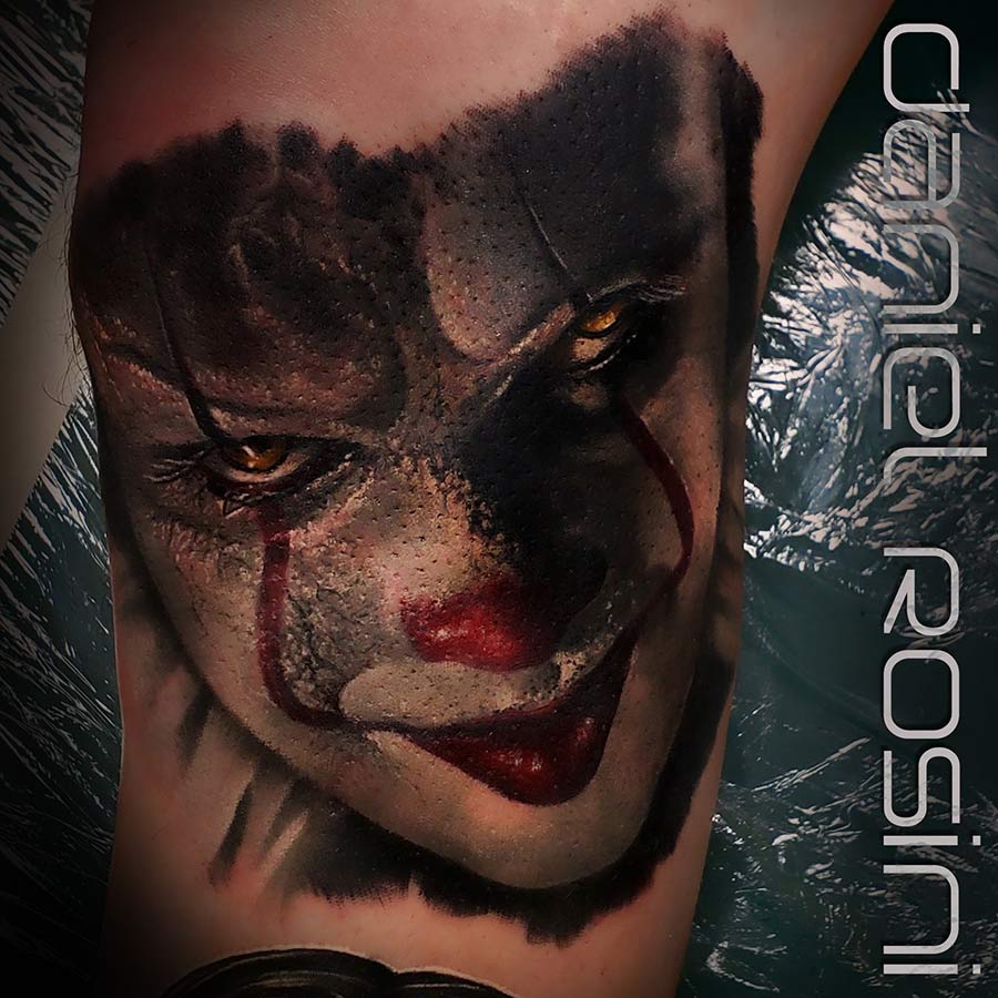 Daniel Rosini - Tattoos - Pure Ink Tattoo New Jersey - Pennywise It Movie